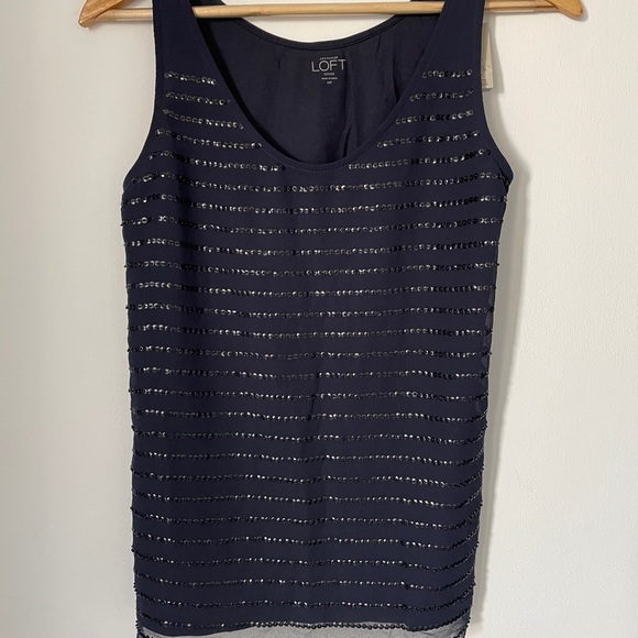 Ann Taylor Sequins Tank Top - Picture 4 of 8